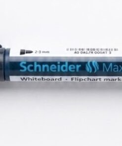 Marcador Maxx 290 para pizarrón punta 2-3 mm color negro marca Schneider