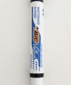 Marcador para pizarrón Velleda ecolutions color negro marca Bic
