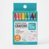 Crayones de cera 24 unidades marca Pen+gear importado