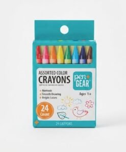 Crayones de cera 24 unidades marca Pen+gear importado