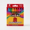 Crayones de cera jumbo 8 unidades Marca Cra Z art