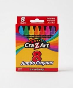 Crayones de cera jumbo 8 unidades Marca Cra Z art