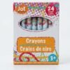 Crayones de cera 24 unidades marca jot activity importado