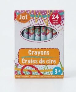 Crayones de cera 24 unidades marca jot activity importado