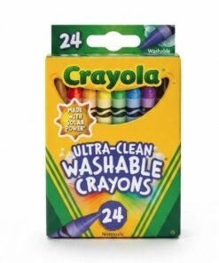 Crayones de cera ultra clean lavables 24 unidades Marca Crayola