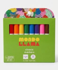 Marcadores de colores jumbo broad tip classic markers 10 unidades Marca Mondo Llama importado