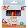 Crayones de cera 48 unidades marca jot activity importado