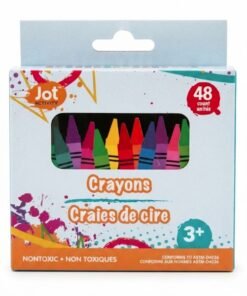 Crayones de cera 48 unidades marca jot activity importado