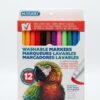 Marcador lavable trazo grueso 12 unidades marca Studio
