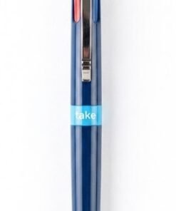 Lapicero take 4 de cuatro colores marca schneider unidad azul marino