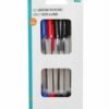 Set de lapiceros azul, rojo y negro 6 unidades marca Pen+gear