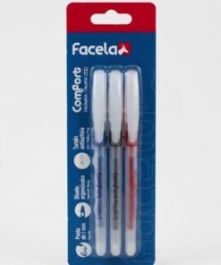 Lapiceros ball pen 3 colores set 1mm marca Facela