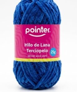 Lana de color azul terciopelo 25g marca Pointer