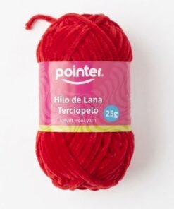 Lana de color Rojo terciopelo 25g marca Pointer