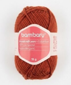 Lana de color café 15 g marca bombary