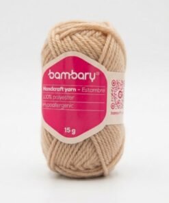 Lana de color Beige 15 g marca bombary
