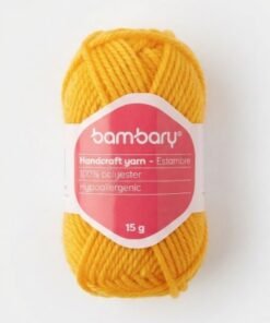 Lana de color mostaza 15 g marca bombary