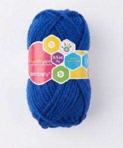 Lana de color azul pavo15 g marca bombary