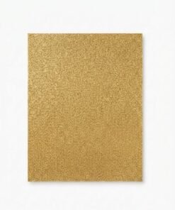 Foami con brillantina hoja carta color dorado unidad