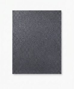 Foami con brillantina hoja carta color gris oscuro unidad
