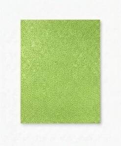 Foami con brillantina hoja carta color Verde claro unidad
