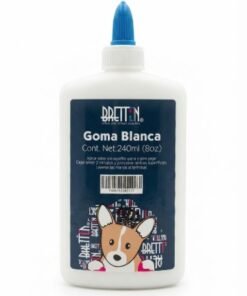 Goma blanca 240ml 8 onzas marca Bretton
