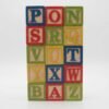 Juego de blocks de madera Numeros letras