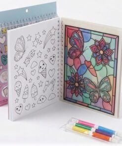 Alternative view of Libro de actividades para colorear con 6 marcadores pen+gear