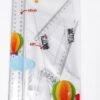 Juego geométrico 4 piezas 30 cm transparente , marca Bretton
