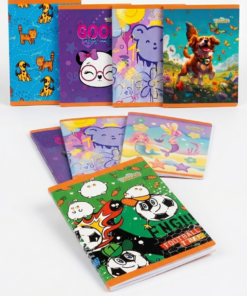 Cuaderno engrapado pequeño 80 hojas lineas nottas