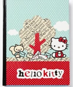 Cuaderno cosido 100 hojas con líneas Hello kitty marca nottas