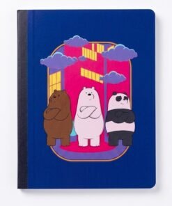 Cuaderno cosido líneas 100 hojas The Bare Bears marca pen+gear