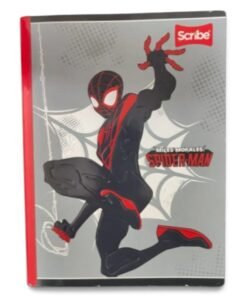 Cuaderno de cuadricula cosido de 100 hojas Spiderman marca scribe