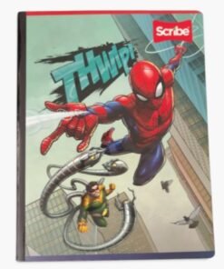 Cuaderno de Línea cosido de 100 hojas Spiderman thwip marca scribe