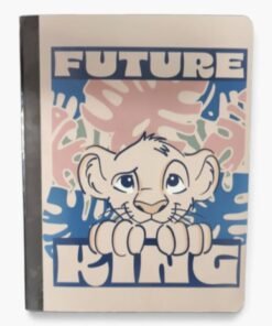 Cuaderno cosido líneas 100 hojas Rey león Future king marca pen+gear