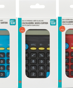 Calculadora básica colores varios pen and gear 8 dígitos