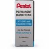 Tinta para marcador permanente color azul marca Pentel
