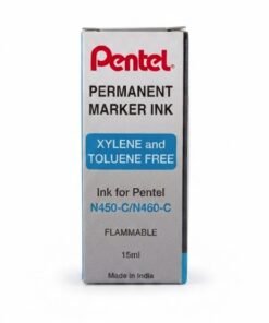 Tinta para marcador permanente color azul marca Pentel