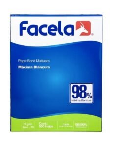 Resma de hojas tamaño carta facela