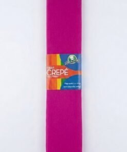 Papel crepé color fucsia 2mts x 50 cm marca mis Pasitos