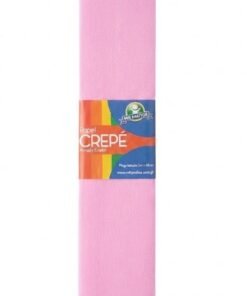 Papel crepé color rosado 2mts x 50 cm marca mis Pasitos