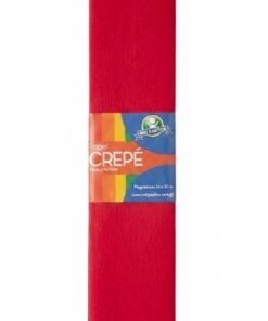 Papel crepé color rojo 2mts x 50 cm marca mis Pasitos