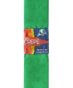 Papel crepé color verde 2mts x 50 cm marca mis Pasitos