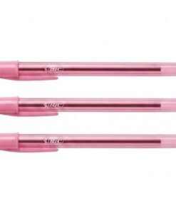 Lapicero color Rosado 0.5mm marca Bic unidad