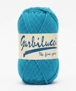 Lana para tejer color celeste marca Garbilucci 1 oz