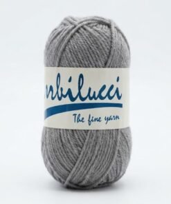 Lana para tejer color gris marca Garbilucci 1 oz