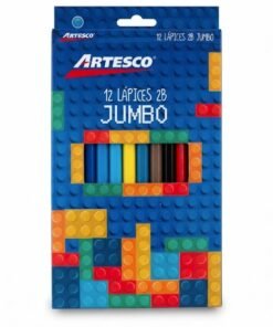 Lápiz jumbo 2b marca Artesco unidad