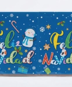 Caja para regalo navideña medidas 21cm largo x 21cm ancho x 22 cm alto surtido - Imagen 3
