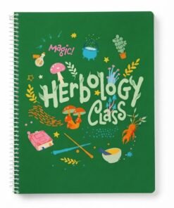 Cuaderno espiral 100 hojas Líneas herbology class marca Nottas
