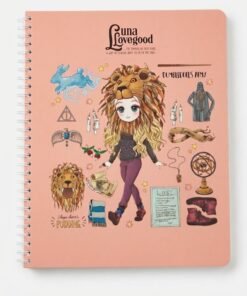 Cuaderno espiral 100 hojas Líneas Luna Lovegood marca Nottas